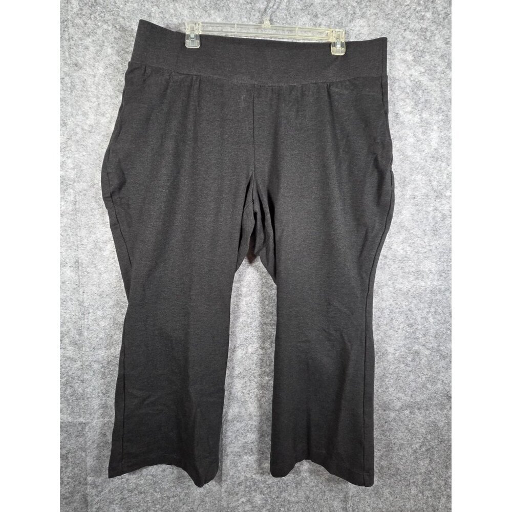 Old Navy Women's Ponte Knit Pull On Elastic Waistband trousers Gray Size 26